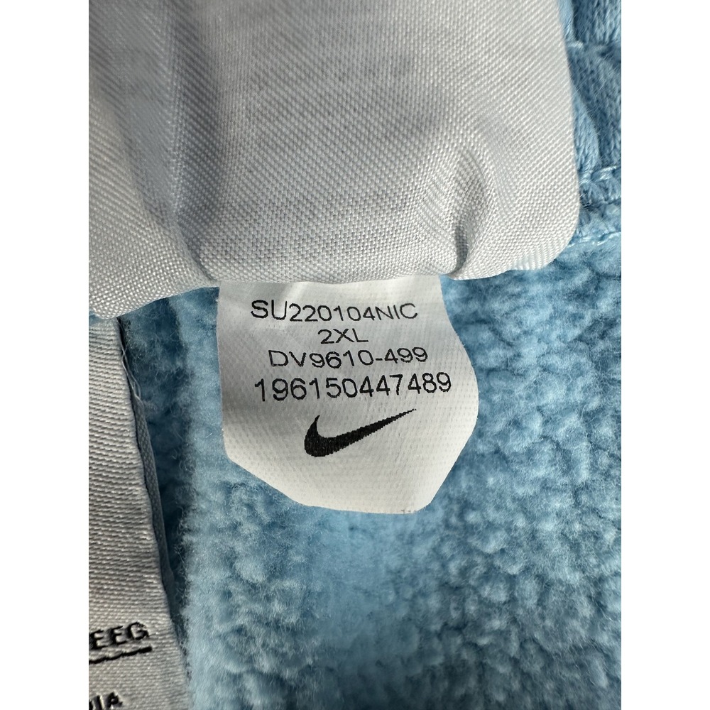 Nike Sweat Shorts XXL Blue Sportswear Club Fleece All Over Print Lounge - Picture 8 of 8
